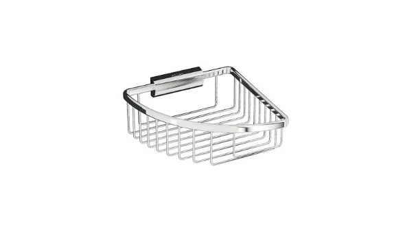 Inda Hotellerie panier porte-savon modèle en coin - chromé - amovible