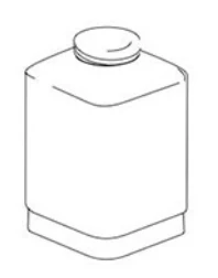Inda Ricambi Accessori distributeur de savon en verre satiné