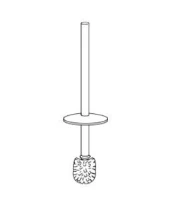 Inda Ricambi Accessori brosse wc - chromé