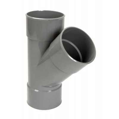 Nicoll PVC lijm T-stuk 45° FFF 90 x 90 x 90 mm - grijs