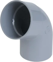 Nicoll PVC à coller coude 67° MF 50 x 50 mm - gris