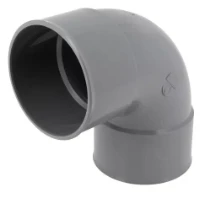 Nicoll PVC à coller coude 87° FF 75 x 75 mm - gris