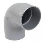 Nicoll PVC à coller coude 87° MF 80 x 80 mm - gris