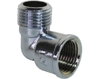 MessingFit Chroom coude 90° MF 1/2 x 1/2 - chromé