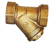 Syveco 206 messing Y filtre d'eau FF 2 x 2