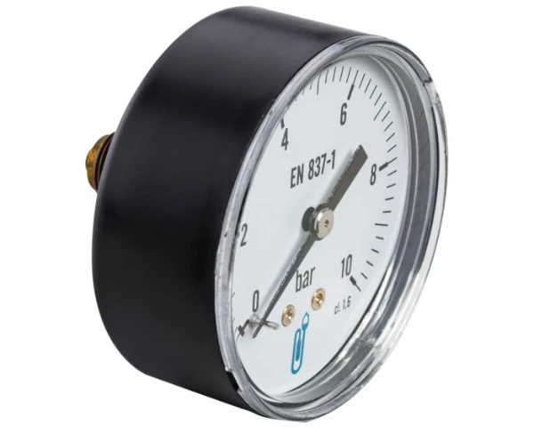 Syveco MA manometer axiaal 50 mm x 1/4 - 0-10 BAR