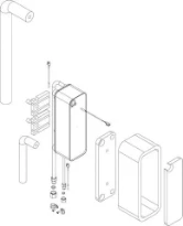 Bosch WSS Warmtewisselaar PHE (Middle)