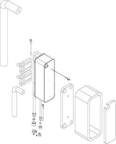 Bosch Warmtewisselaar PHE (Middle)