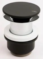 Vola WSS crépine noire mat sans trop-plein avec push-up