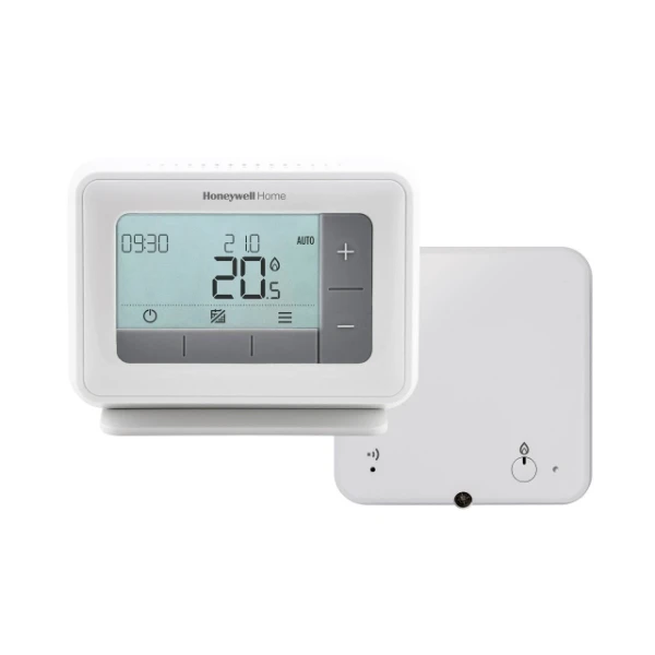 Honeywell T4R thermostat à horloge avec programme hebdomadaire - sans fil - blanc