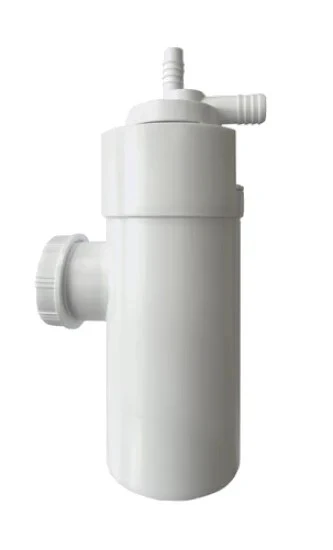 Durlem Acces sifon voor waterverzachter met 2 verbindingen