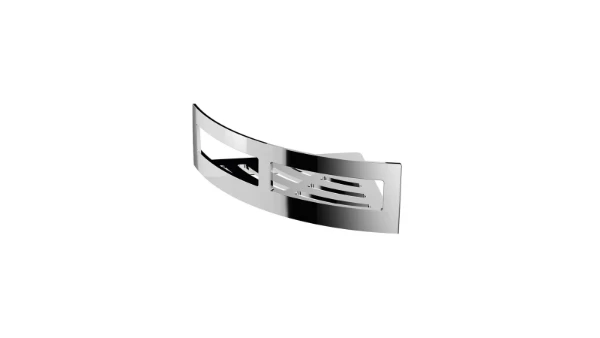 AV231CNE Inda Accessoires zeepkorf hoekmodel - zwart mat