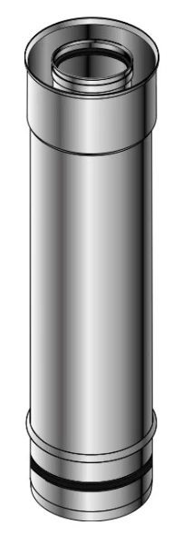 Roccheggiani CLV verlengpijp 130/200 mm (lengte 500 mm) - inox
