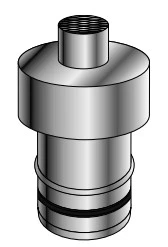 Roccheggiani CLV uitmonding 130/200 mm - inox