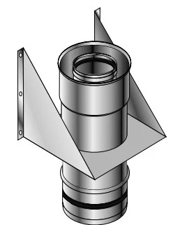Roccheggiani CLV muursteun 130/200 mm - inox