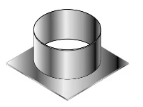 Roccheggiani SPG 316L inox plaque pour toit plat 80 mm
