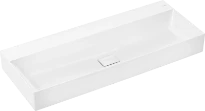 Hansgrohe Xevolos E lavabo 1200 x 480 x 140 mm - blanc SmartClean - céramique - sans trou de robinet - sans trop-plein