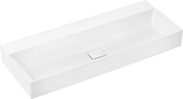 Hansgrohe Xevolos E lavabo 1200 x 480 x 140 mm - blanc SmartClean - céramique - sans trou de robinet - sans trop-plein