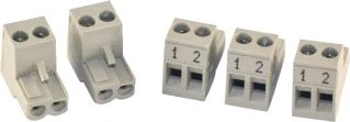 Bosch Afsluitklem 2-pol grijs (5x)