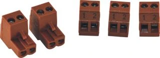 Bosch Afsluitklem 2-pol bruin (5x)