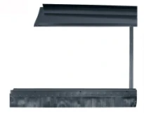 BOSCH Set d’extension pour encastrement dans le toit de 1 capteur horizontal FKC-2W (pour couverture plate, p.ex. ardoises)