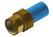 Niron PPR Raccord 3-pièces FF 20 x 1/2 F