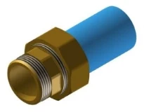 Niron PPR Raccord 3-pièces MF 20 x 1/2 M
