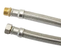 Fixaflex Superflex 25 inox flexible avec coude MF 3/4 x 3/4 - 600 mm - Max 90°