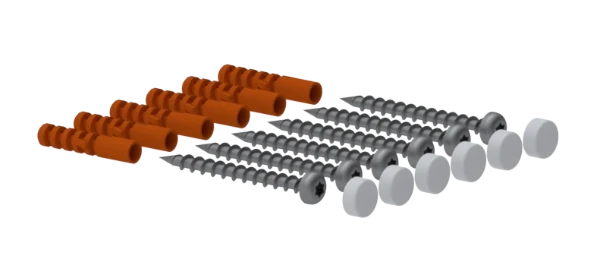 Normbau Eco Care Fixing set 70 x 135 x 15 mm - blanc