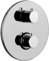 Paffoni Light thermostatische douchemengkraan inbouw 1/2", 2 uitgangen chroom