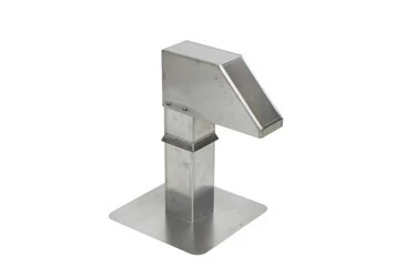 Midea aluminium dakdoorvoer 125 x 125 mm