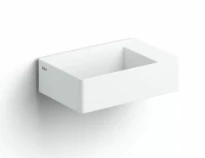 Clou New Flush 2 lavabo à poser/mural 355 x 245 x 100 mm - blanc mat - aluite - sans trou de robinet - sans trop-plein - avec garniture de vidange