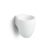 Clou Flush 6 lave-mains 270 x 315 x 280 mm - blanc mat - aluite - sans trou de robinet - sans trop-plein - avec bouchon - avec siphon bouteille