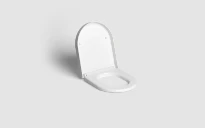 Clou Hammock abattant avec couvercle, soft closing et système quick release, blanc mat