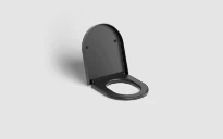 Clou Hammock abattant avec couvercle, soft closing et système quick release, noir mat
