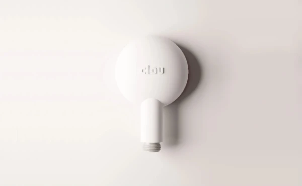 CLOU Kaldur douchette, blanc soft-touch. Avec raccord 1/2".