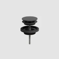 Clou Mini Wash Me crépine avec bouchon, noir mat