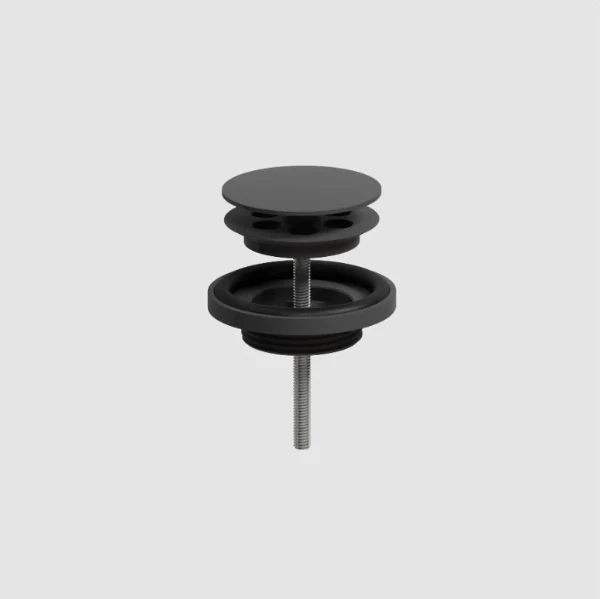 Clou Mini Wash Me crépine avec bouchon, noir mat