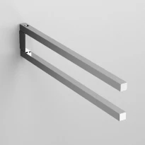 Clou Quadria porte-serviettes double pivotant , chromé