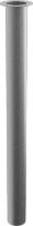 CLOU Tube avec collierm, inox brossé pour siphon Mini Suk CL/06.53011.41