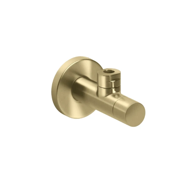 Clou Marathon robinet d'arrêt rond - Gold brushed PVD