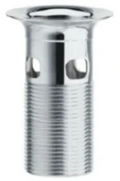 Conima crepine lang zonder clapet H100mm met overloop chroom