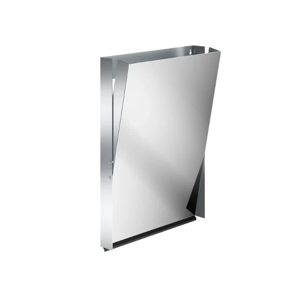 KWS E300 spiegel 800 x 590 x 75 mm - kipstand 0-12° - met horizontale alu lijst