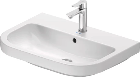 Duravit D-Code lavabo 650 x 460 mm - blanc - avec trou de robinet - avec trop-plein