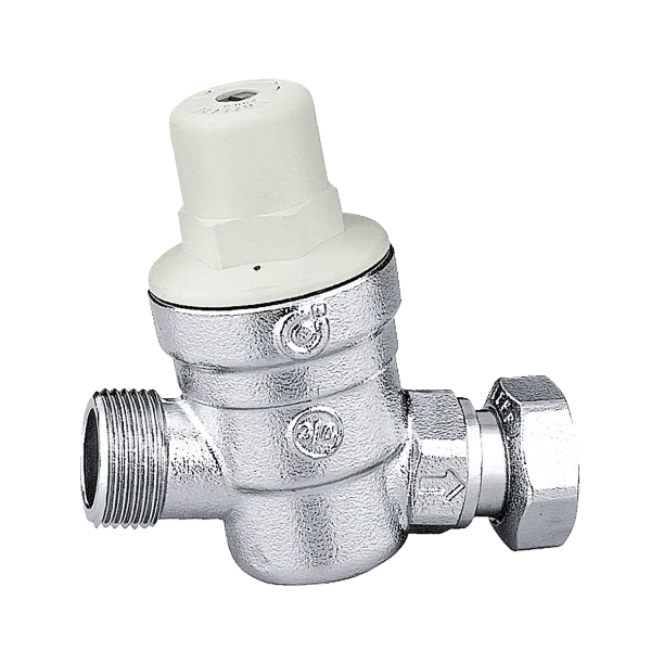 Caleffi 533 drukregelaar MF 3/4 x 3/4 - 1-6 bar - voor boilerveiligheidsgroep - chroom