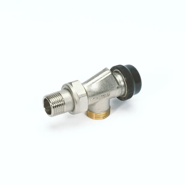 Begetube robinet radiateur thermostatisable équerre inversé 1/2 x M24 - valeurs Kv réglables