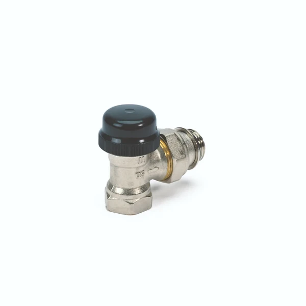 Begetube robinet radiateur thermostatisable équerre 1/2 x 1/2 - valeurs Kv réglables