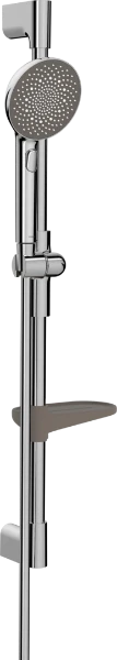 Hansa HansaAurelia set de douche 110 mm 3-jets avec barre 770 mm en flexible 1750 mm - chromé