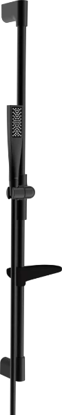 Hansa HansaAurelia set de douche 110 mm 1-jet avec barre 970 mm en flexible 1750 mm - noir mat
