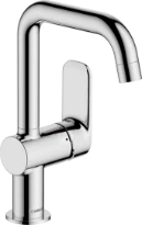 Hansa HansaBasic mélangeur de lavabo avec bec pivotant sans vidage - mousseur PCA® - levier à côté - chromé